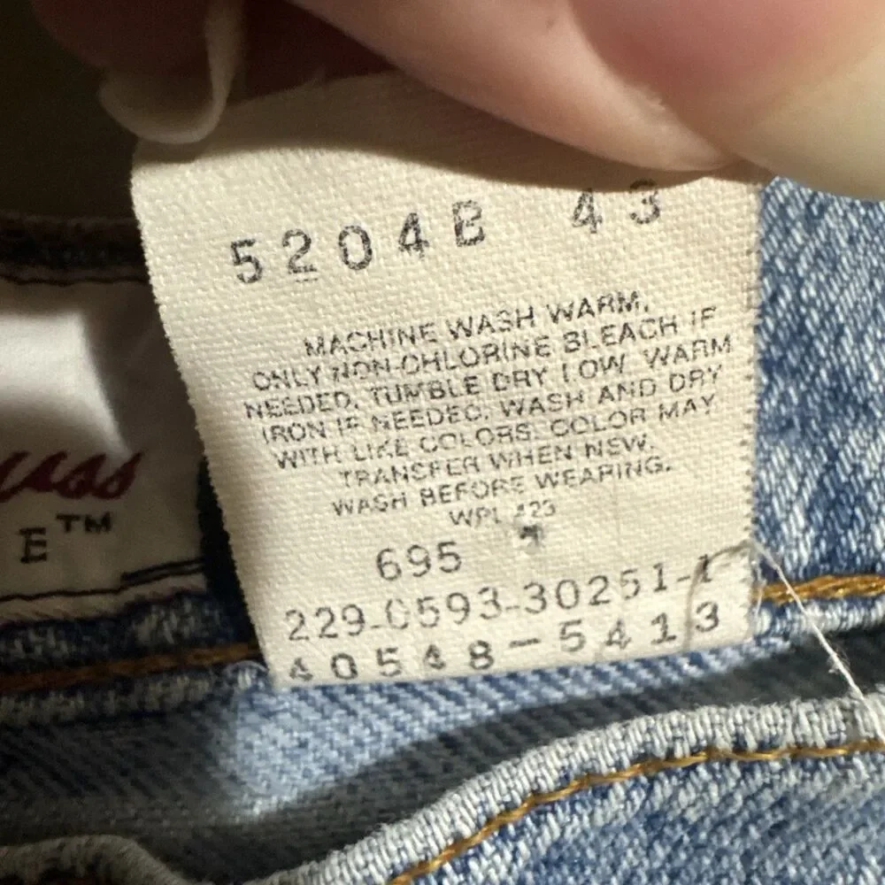 Levis Vintage Gray Tab Flex Jeans Soft 38 x 30 695 Rare